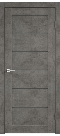 Двери loft 1 (Бетон тёмно-серый)